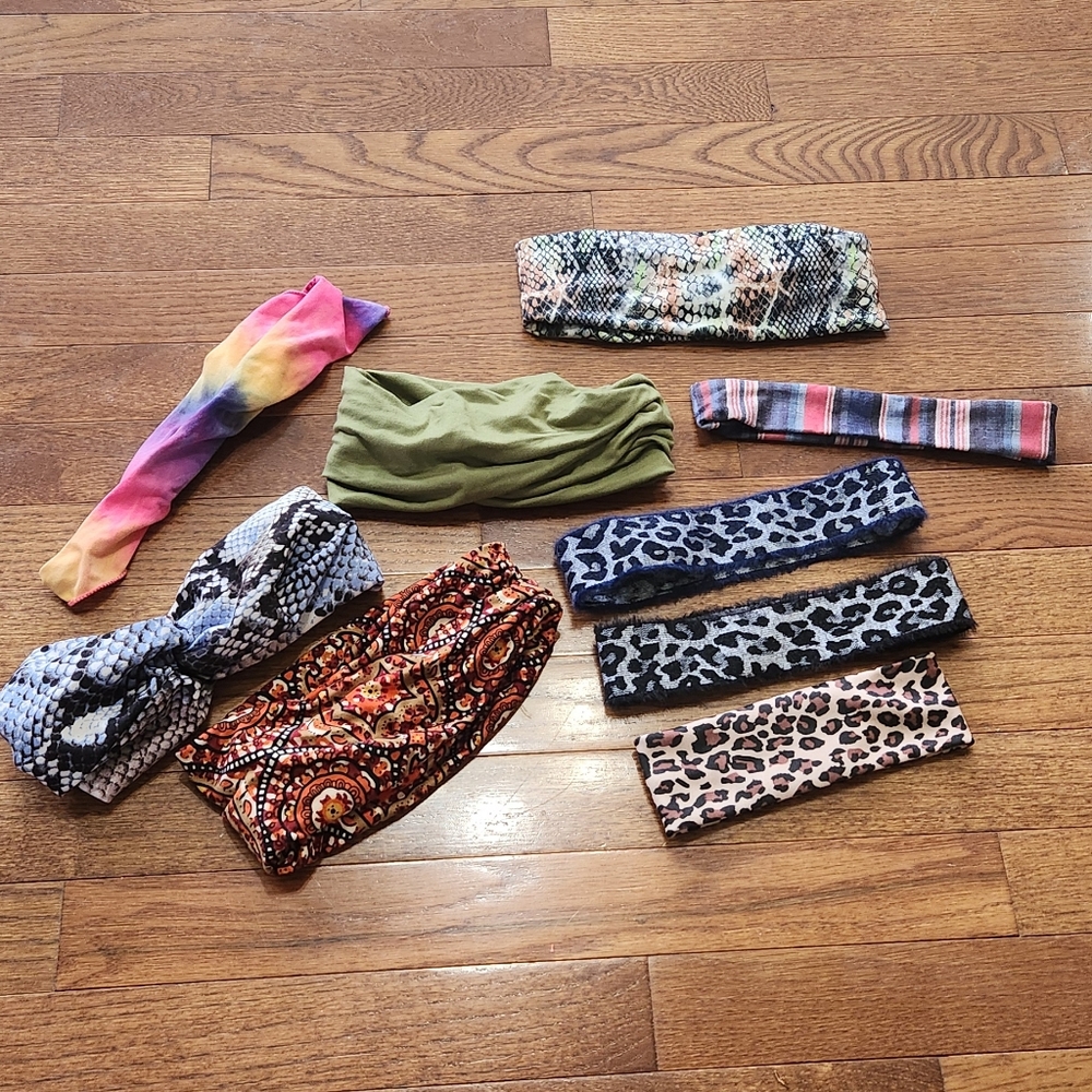 Nine (9) Headbands